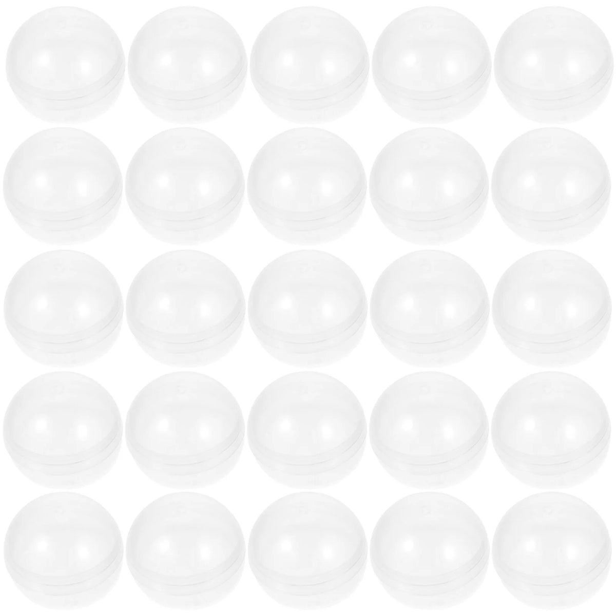 100pcs Clear Plastic Fillable Balls G31458