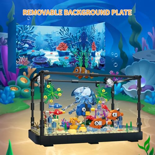 725 Pcs Lighting Aquarium Building Kits G92384