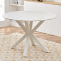 42" Faux Wood Round Dining Table O305