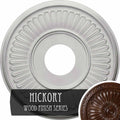 Hand-Painted Hickory Ceiling Medallion J3016