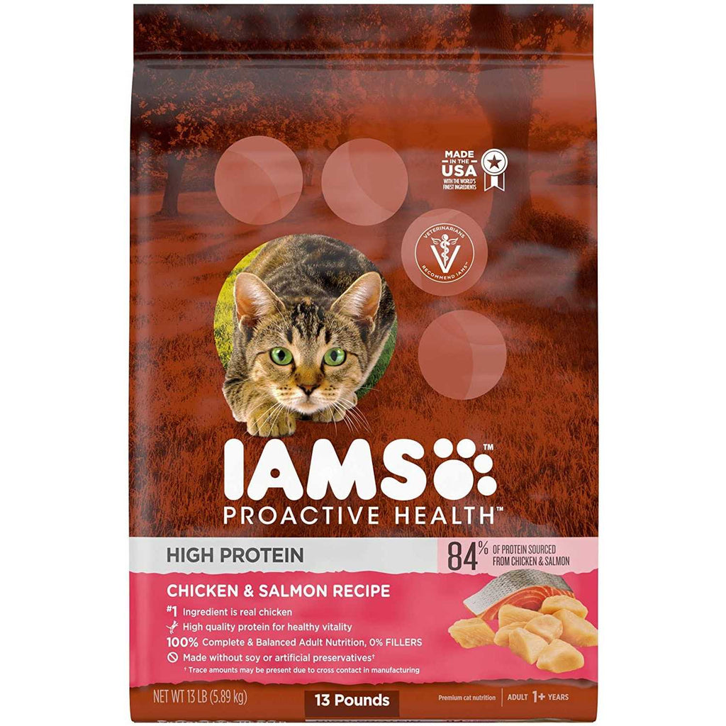 High Protein Chicken & Salmon Dry Cat Food H967754