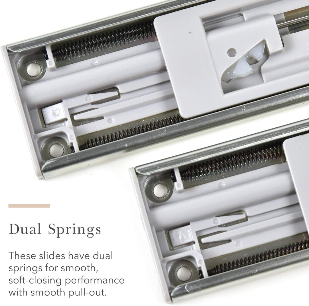 10-Pairs 18 Inch Soft Close Drawer Slides L8631