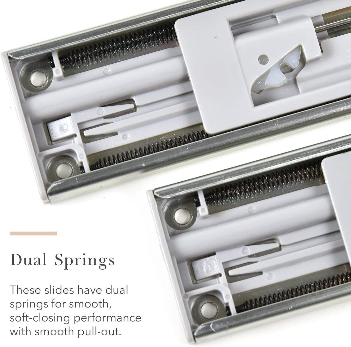 10-Pairs 18 Inch Soft Close Drawer Slides L8631