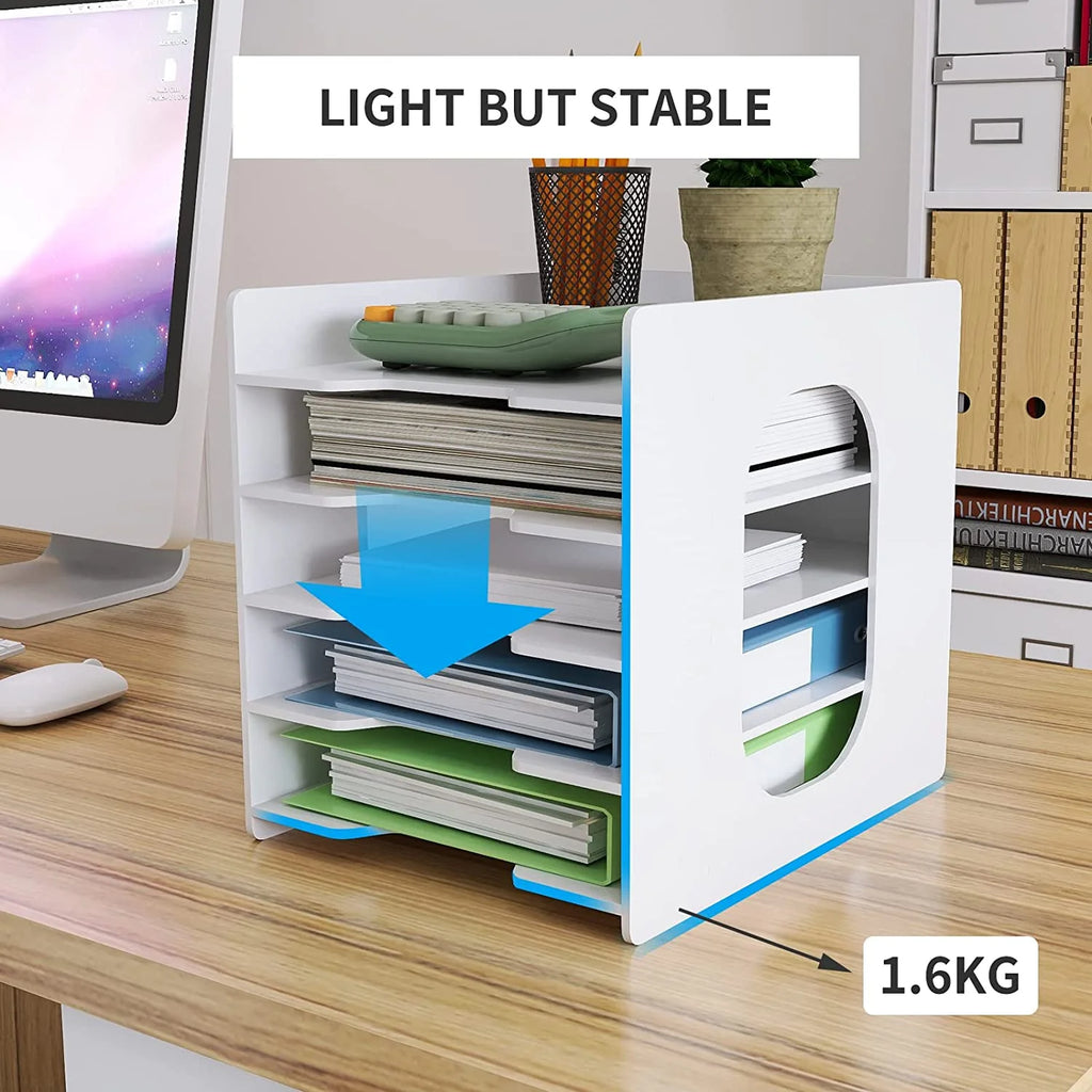 5-Tier Paper Organizer Letter Tray F691