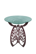 Laser Cut Bird Bath Stand and Glass Embossed Bird Bath Set A395663
