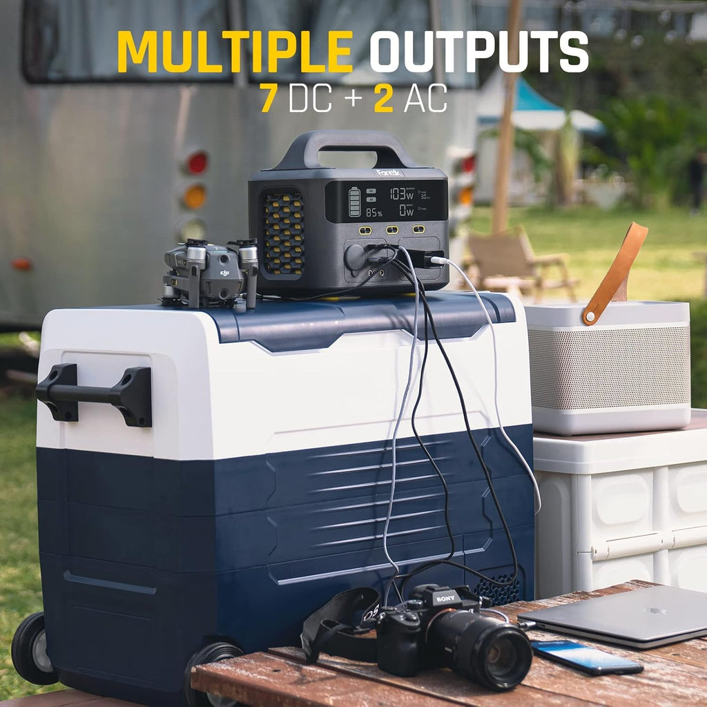 Portable Power Station 299Wh Lithium Battery with 2 AC Outlets X550848