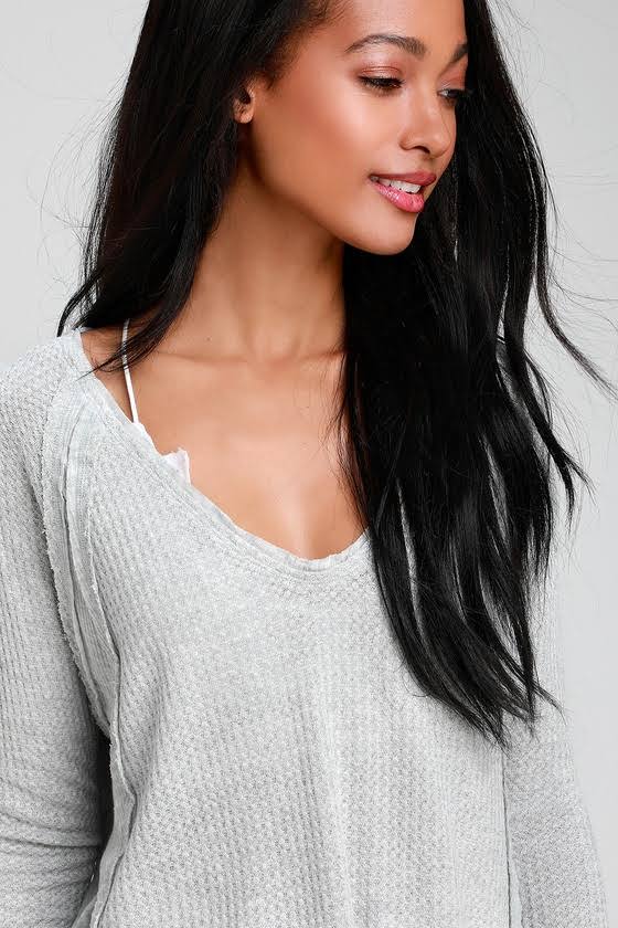 Grey Thermal Top O20136