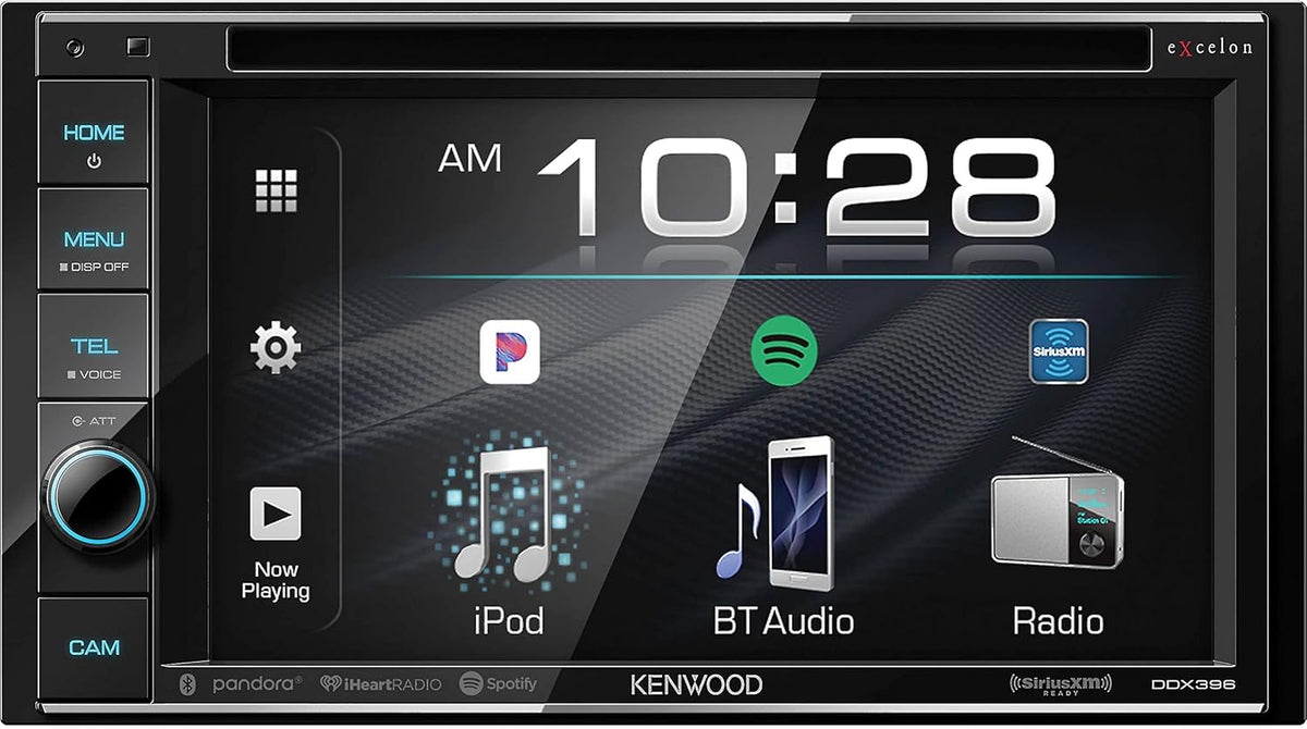 Double DIN Bluetooth Car Stereo Receiver with 6.2" Touchscreen D95641