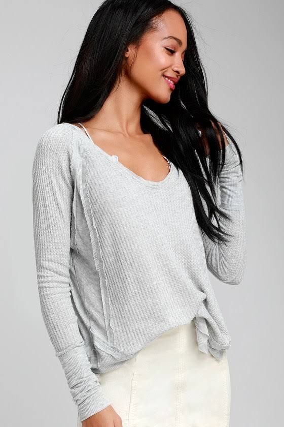 Grey Thermal Top O20136