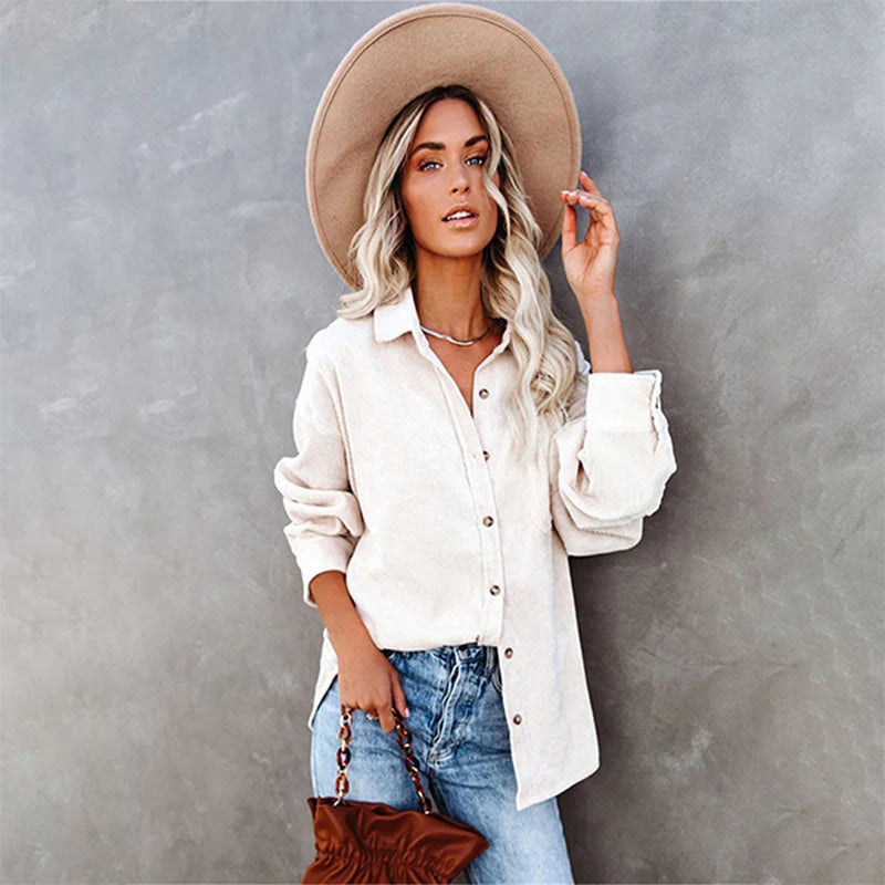 Corduroy Shirt Q847