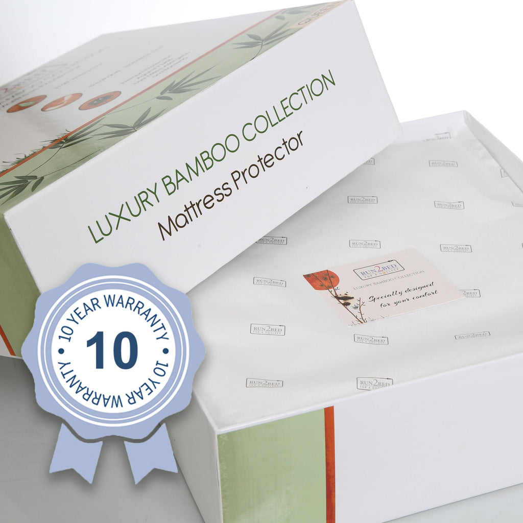 Bamboo Mattress Protector Split Cal King Waterproof F269