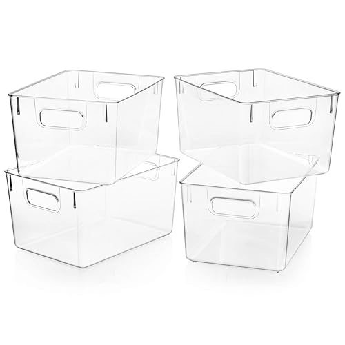 Clear Plastic Storage Bins X146