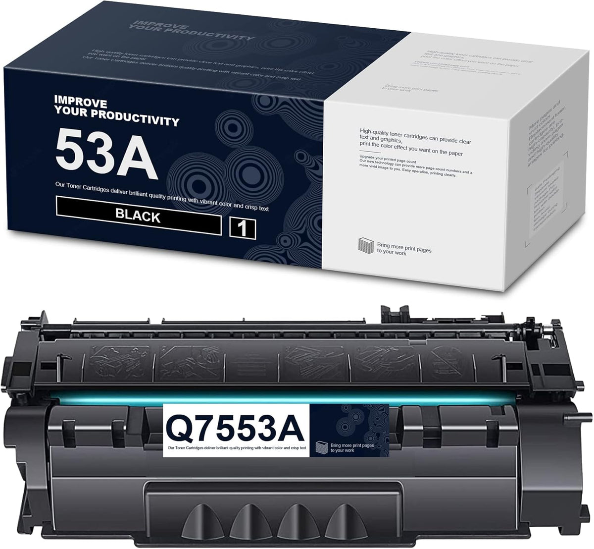 Compatible 53A Toner Cartridge Black 1-Pack L991287