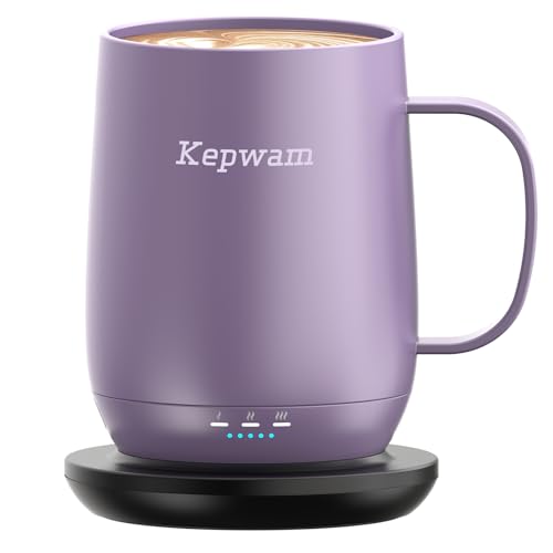 16oz Self Heating Coffee Mug with Temperature Control N95720