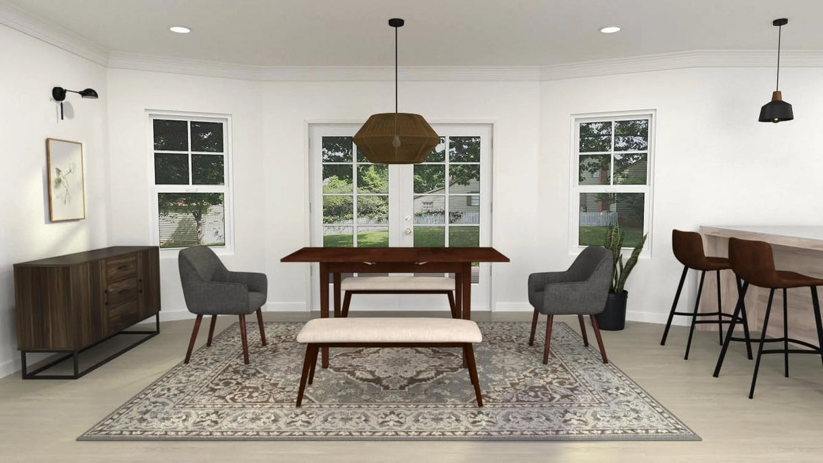 Rectangle Dining Table Top with Leaf 32 By 60-Inch P4414