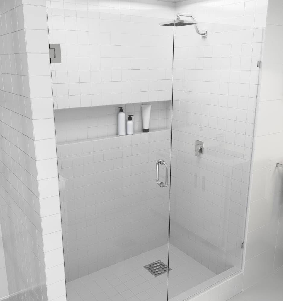 Chrome Frameless Hinged Shower Door G916