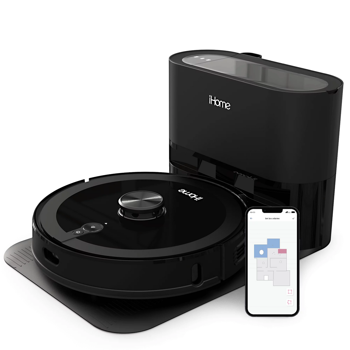 3-in-1 Robot Vacuum with Vibrating Mop Q203