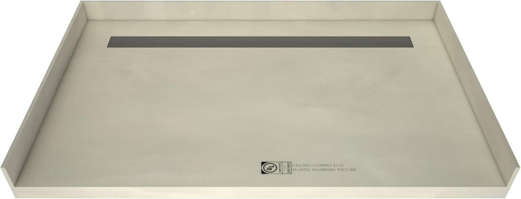 Tile Able Trench Barrier Free Pan, 36" D x 63" W J760590