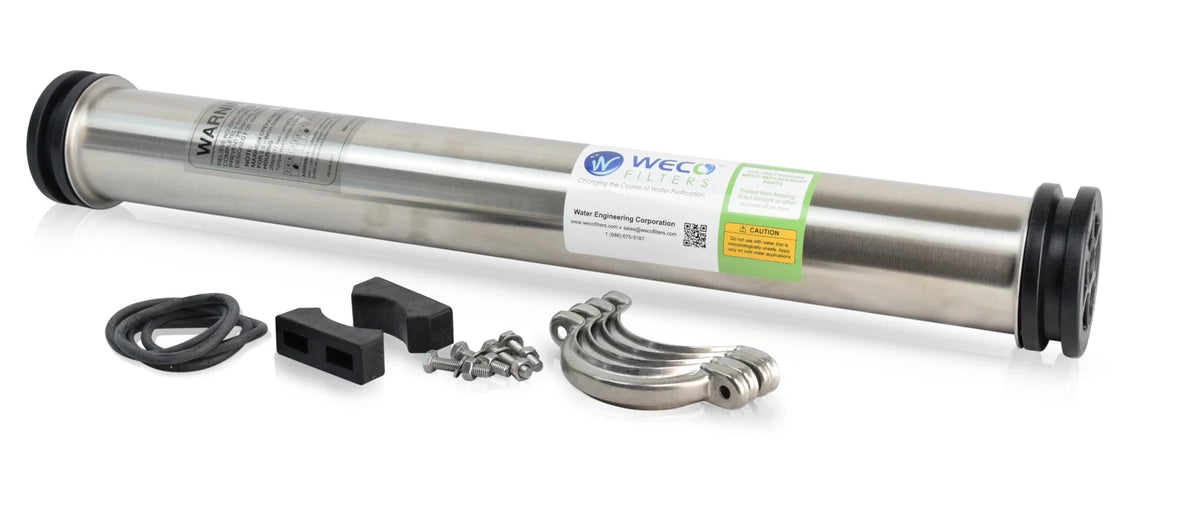 Reverse Osmosis Membrane Housing 304 Stainless Steel 3/8" X 3/8" FNPT O36015