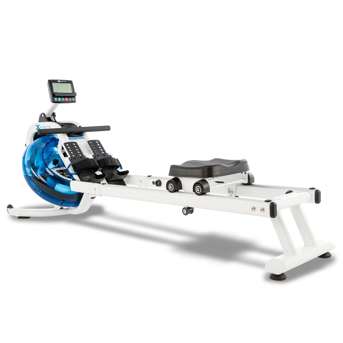 Water Rowing Machine with 6 Resistance Levels and LCD Display H375159