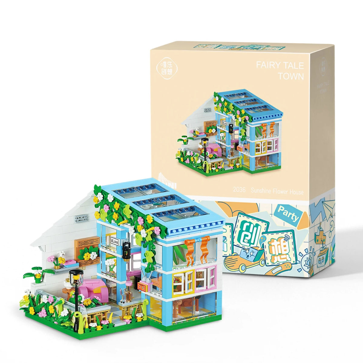 Wooden DIY Miniature Dollhouse Kit B6998