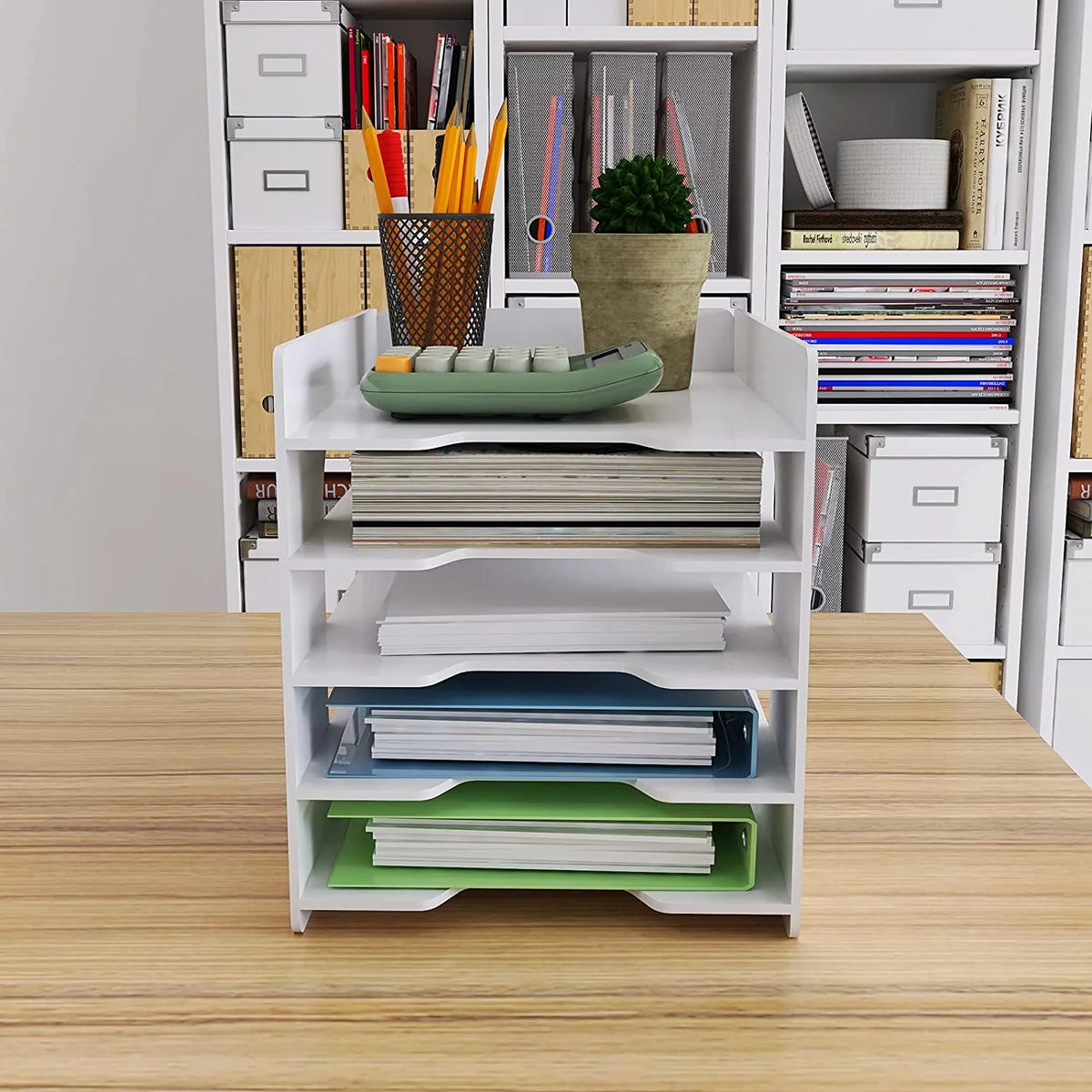 5-Tier Paper Organizer Letter Tray F691