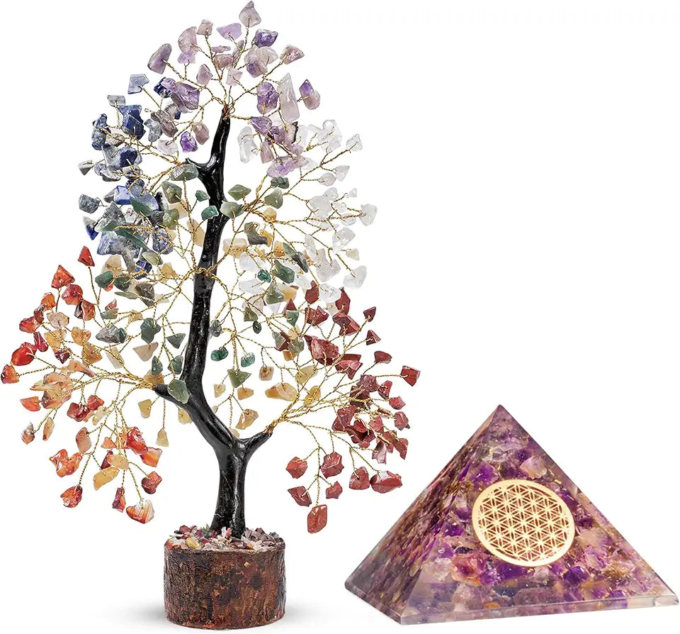 Crystal Tree and Crystal Pyramid L609594
