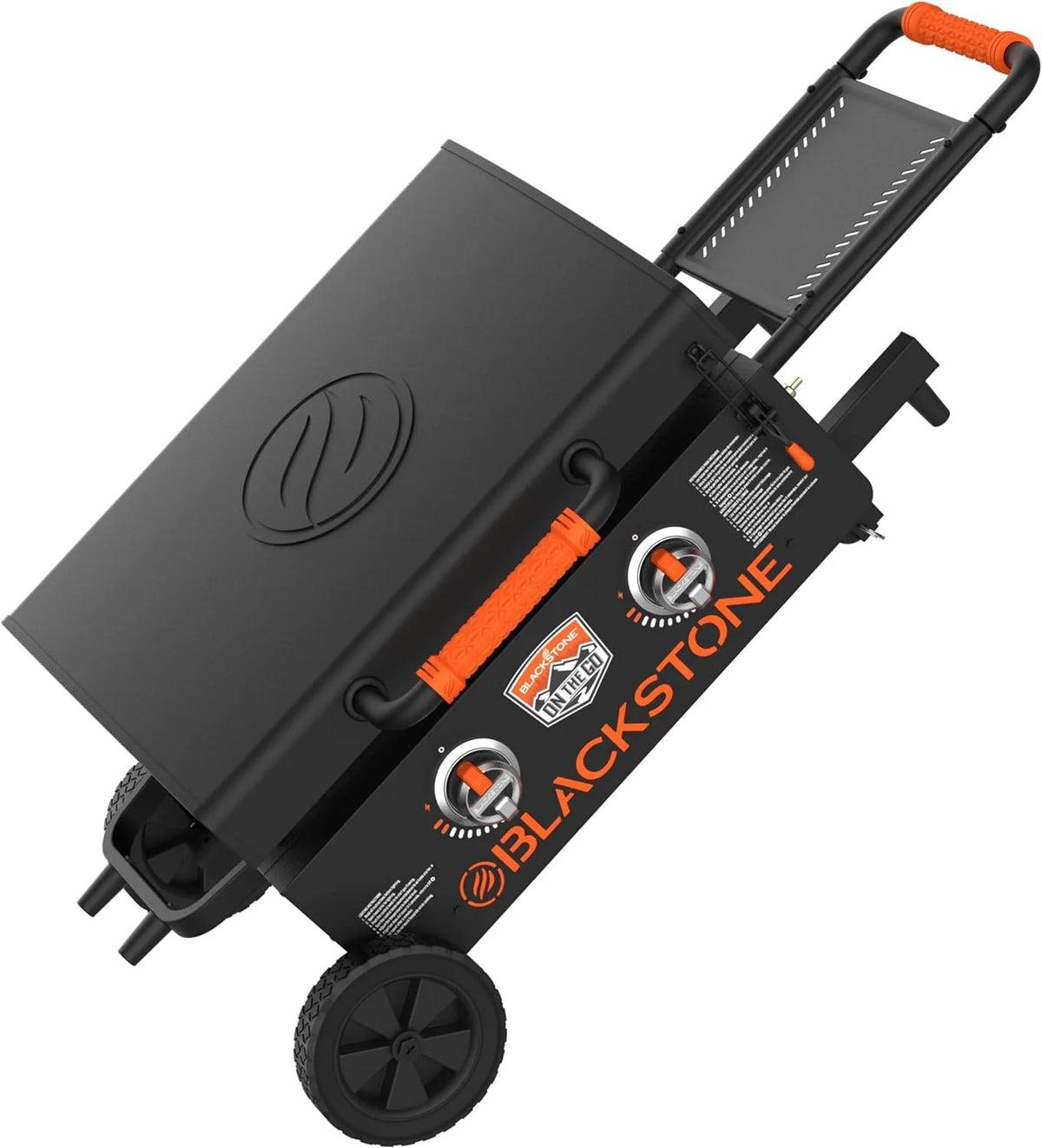 22 inch Propane Flat Top Gas Grill with Hood and Stand J749076