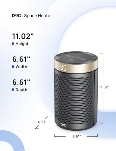 Portable Electric Space Heater with Thermostat and Remote M93953