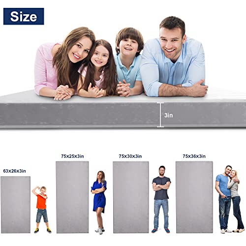 Memory Foam Camping Mattress with Storage Bag H990775