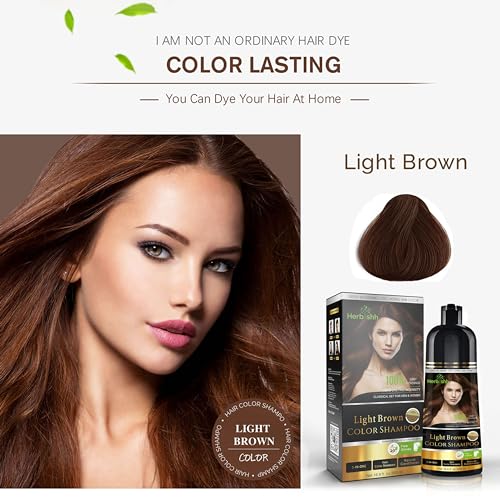Dark Brown 500 Ml Hair Color Shampoo I1851