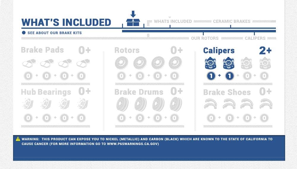 Semi-Loaded Caliper Assembly Pair Set B97927