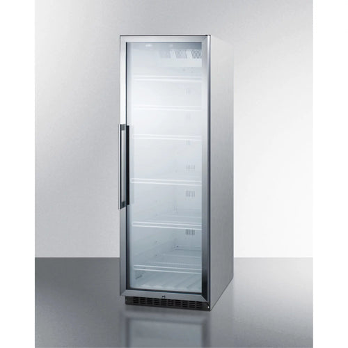24" Wide 12.6 Cu. Ft. Stainless Steel Merchandiser Refrigerator Z714