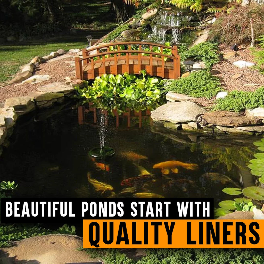 15 ft. x 30 ft. 60 Mil EPDM Rubber Pond Liner and Underlayment Combo I252