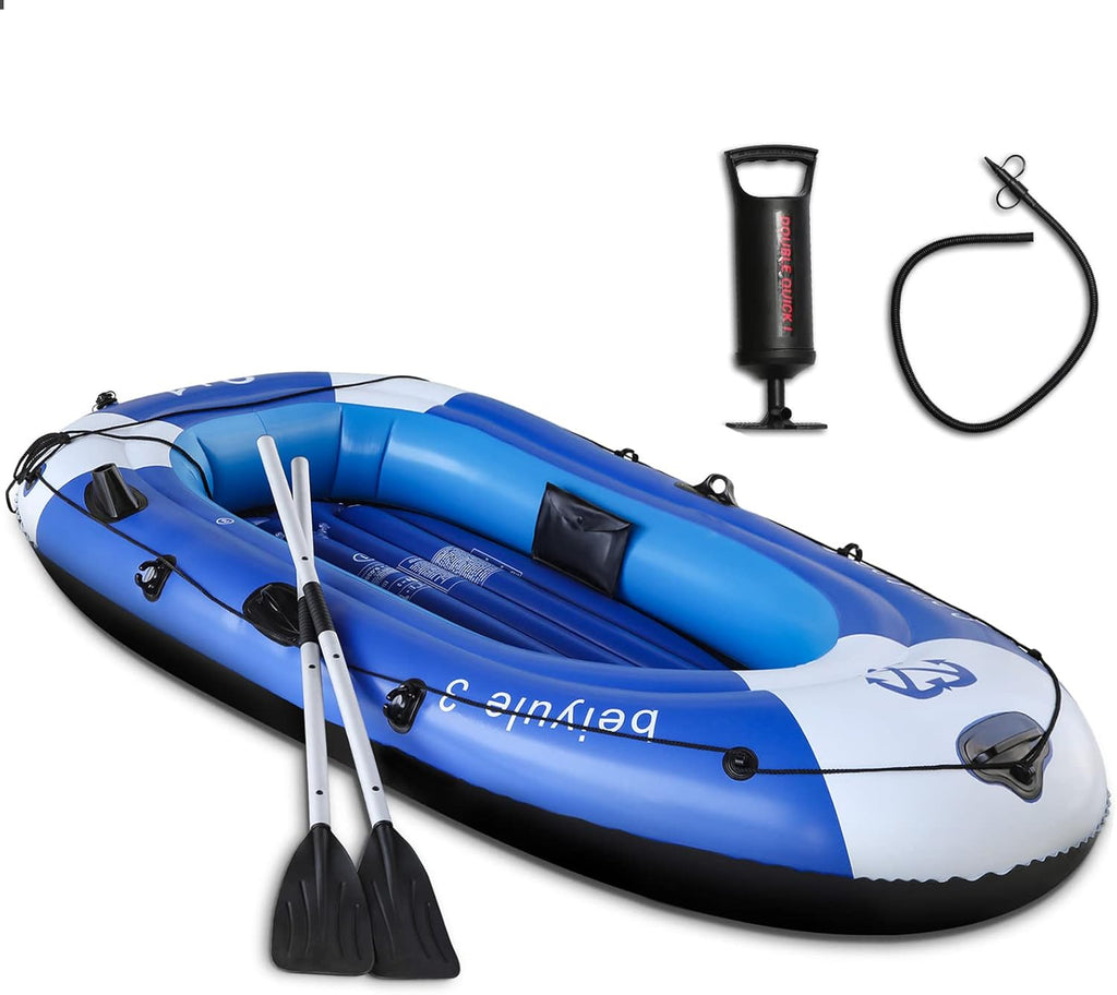 Inflatable Boat with Air Pump Rope Paddle Repair Patch L87697