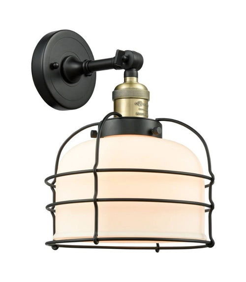 1 Light Semi-Flush Mount Black Antique Brass C33987