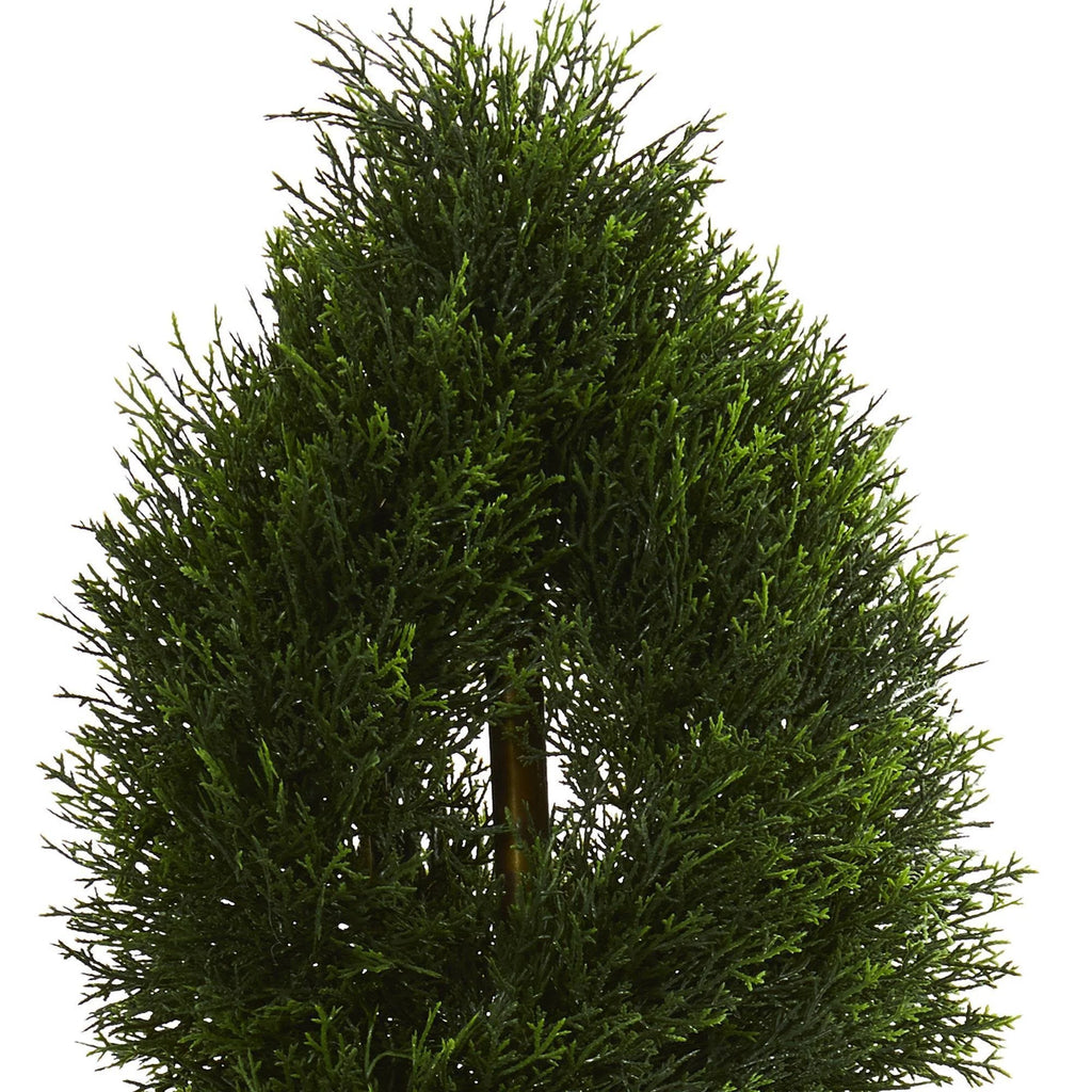 Black Wash Artificial Topiary Tree in Planter V492907