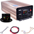 500 Watts Power Inverter 12V to 110V Pure Sine Wave with LED Display and 4.2A USB Charging Ports & 2 AC Outlets Pack of 2 O657