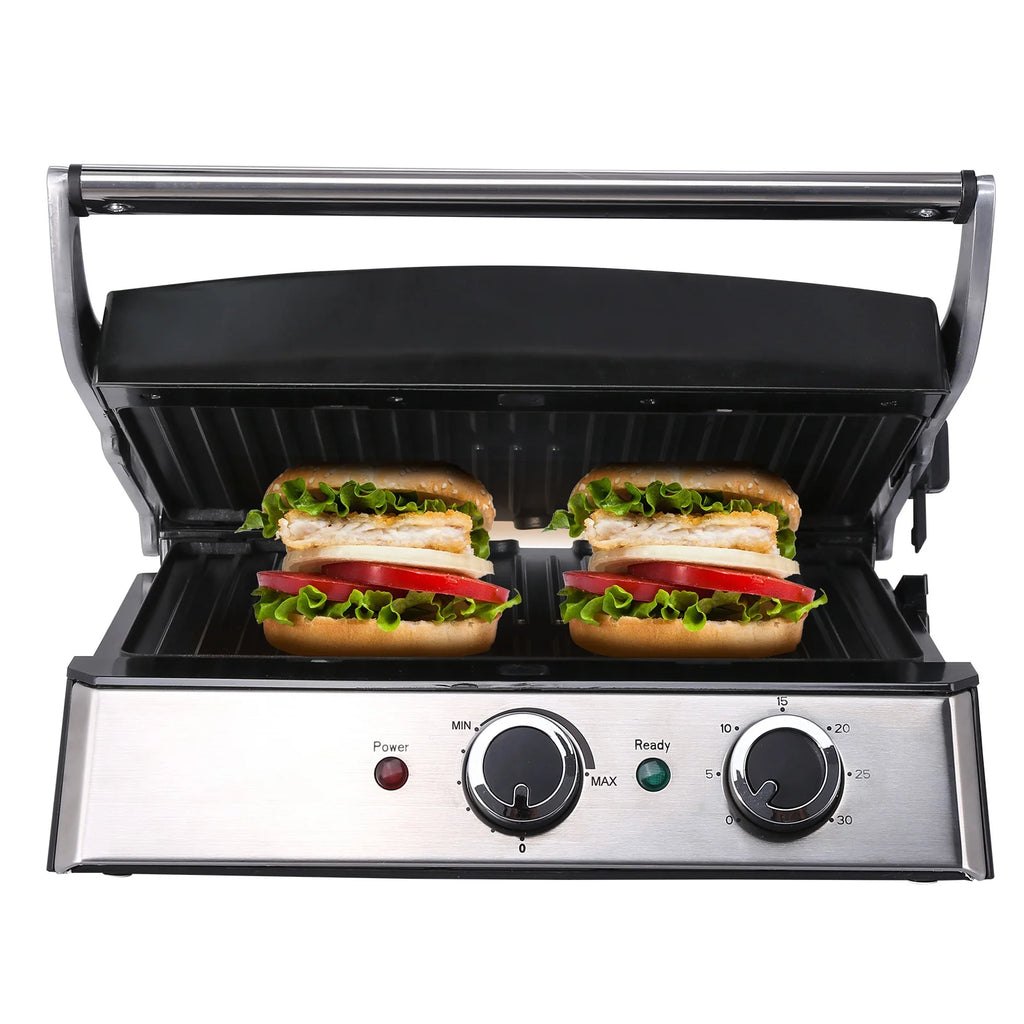 14.5" Commercial Electric Countertop Griddle Grill X2674