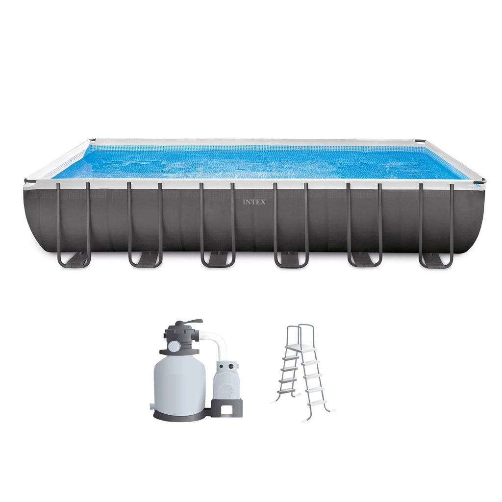 Rectangular Frame Pool with Sand Filter Pump A692663