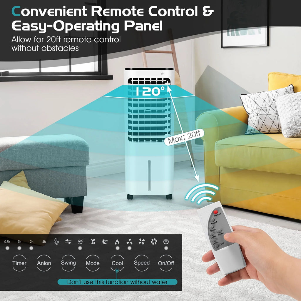 Portable Evaporative Air Cooler with Remote Control D610