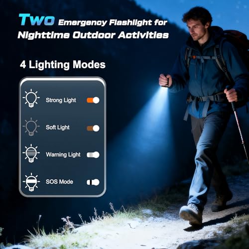 3-in-1 Rechargeable Hand Warmers 10000mAh Portable Pocket Heater D64895