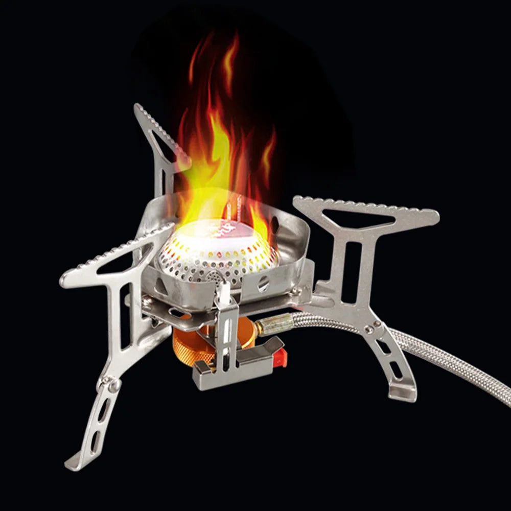 Ultralight Portable Camping Stove with Windshield, 3500W U348903