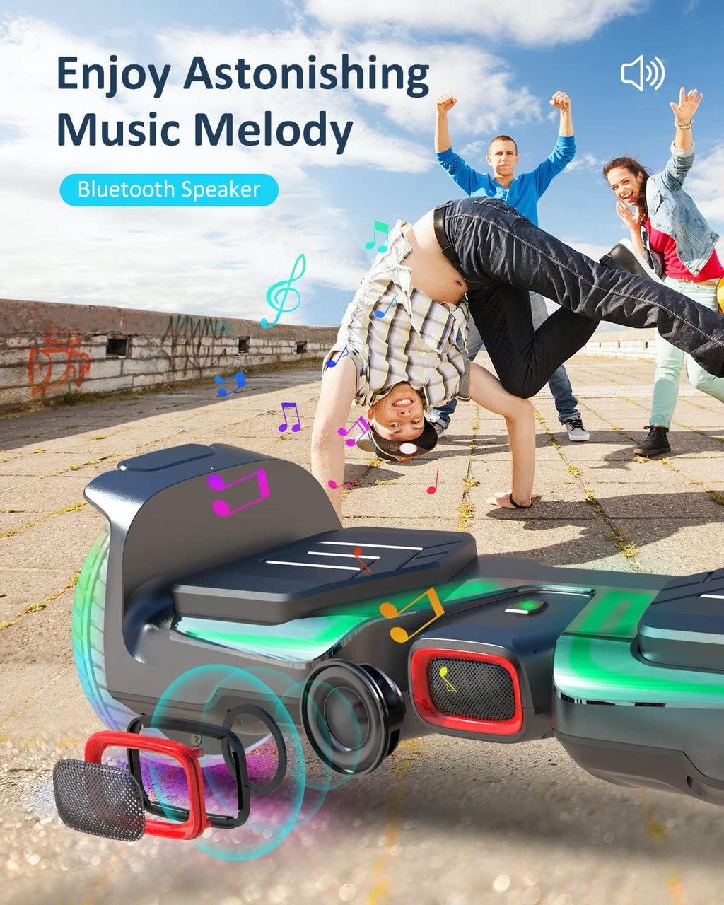 6.5” All Terrain Self Balancing Hoverboard with Bluetooth Speaker Z4920