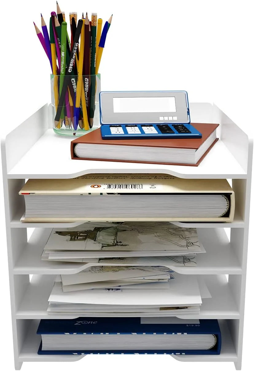 5-Tier Paper Organizer Letter Tray F691