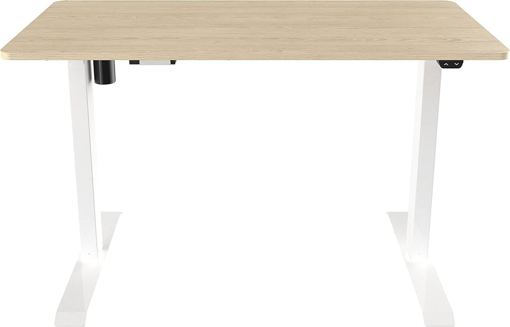 Oak Sit to Stand Desk L334