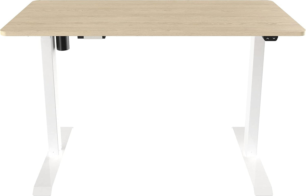 Oak Sit to Stand Desk L334