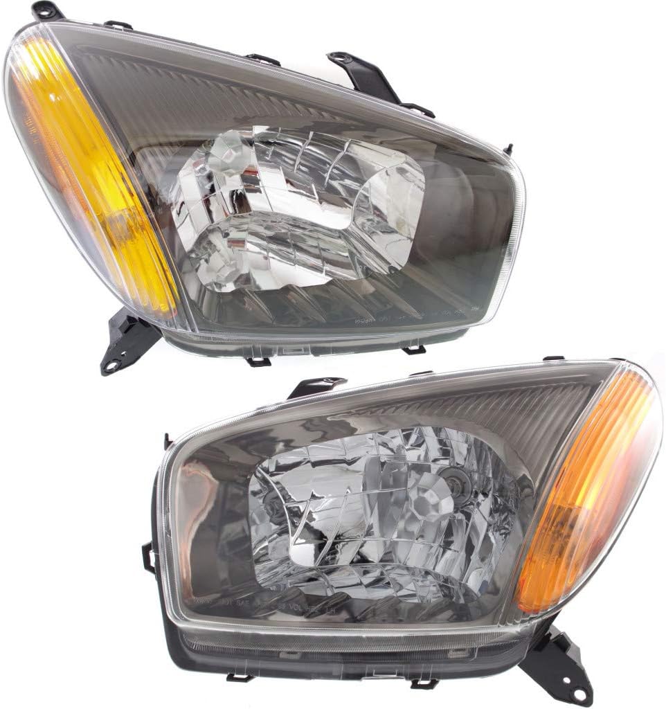 Headlight Assembly Pair for Toyota RAV4 2001 2002 2003 Halogen X128942