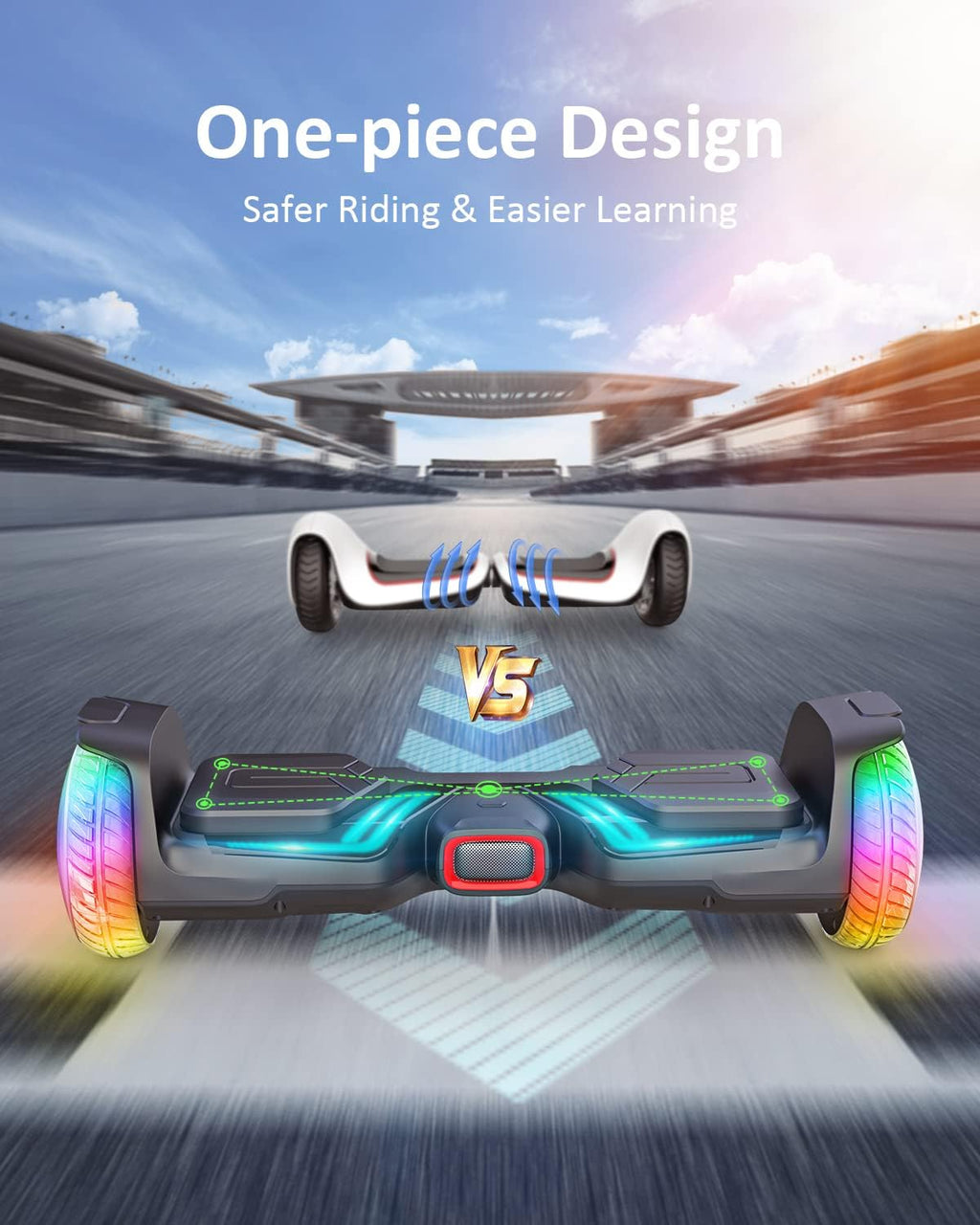 6.5” All Terrain Self Balancing Hoverboard with Bluetooth Speaker Z4920