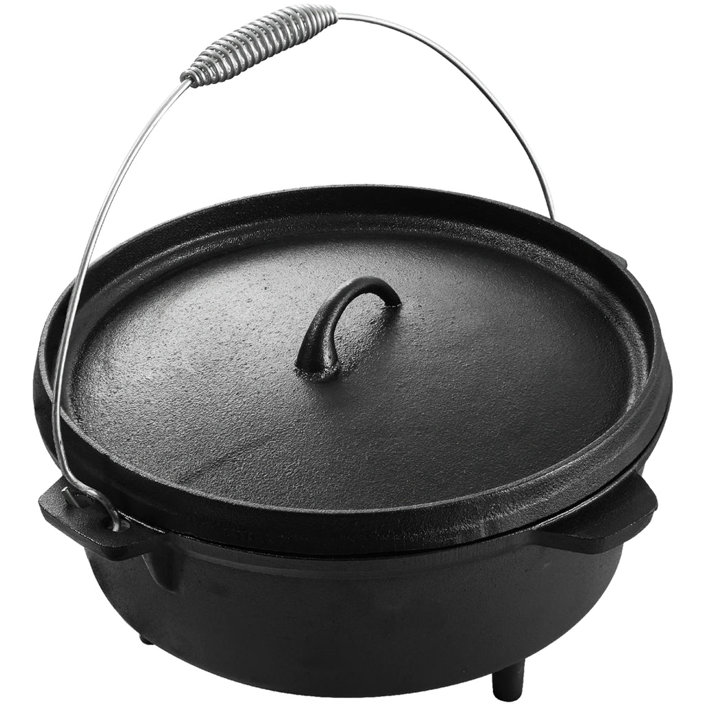 Pre-Seasoned 9-Quart Cast Iron Dutch Oven E9713